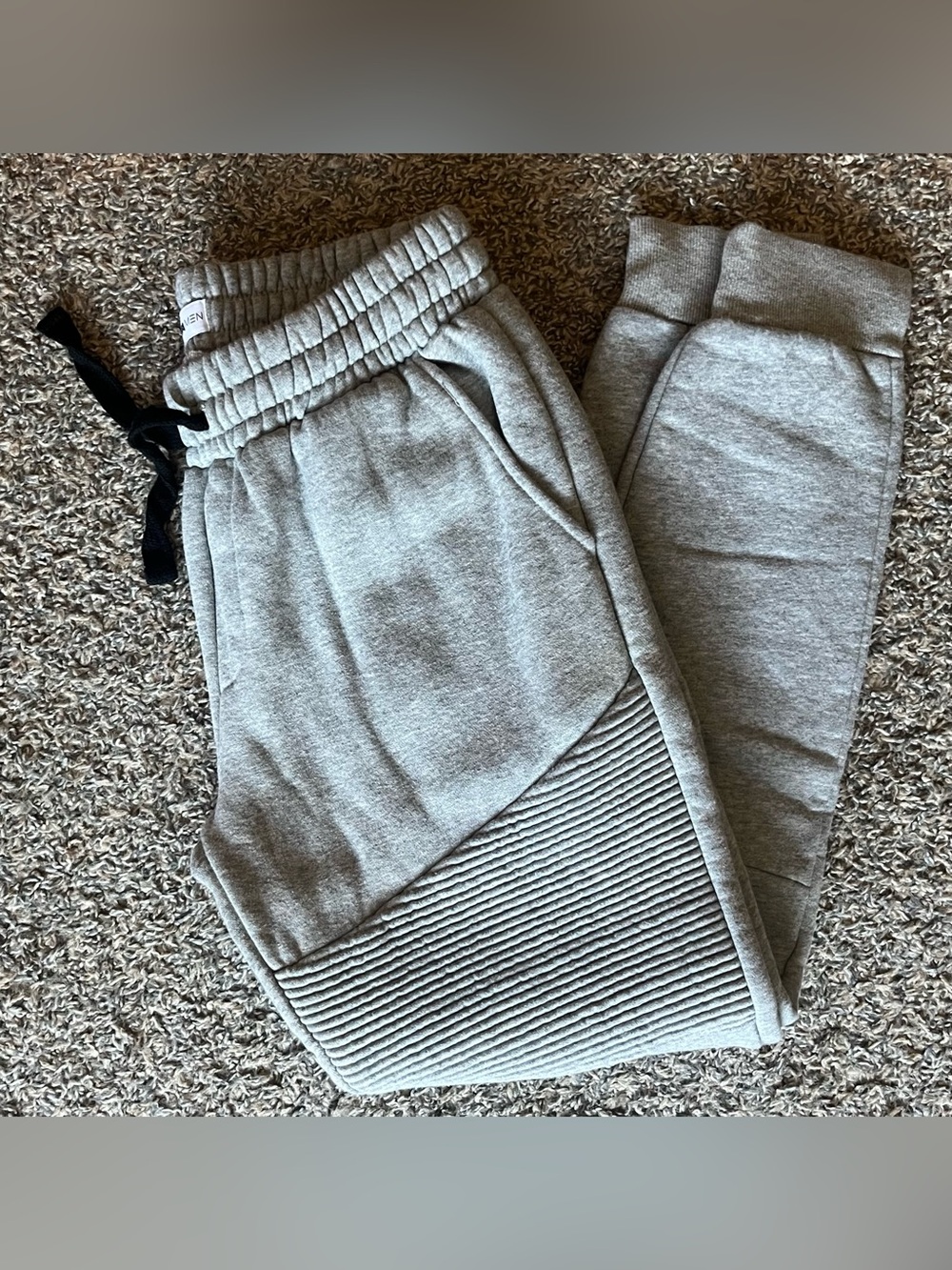 Fashion Nova Men Grey Jogger Sweatpants Joggers, Sz S